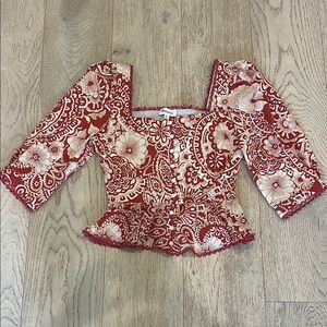 &merci peplum blouse